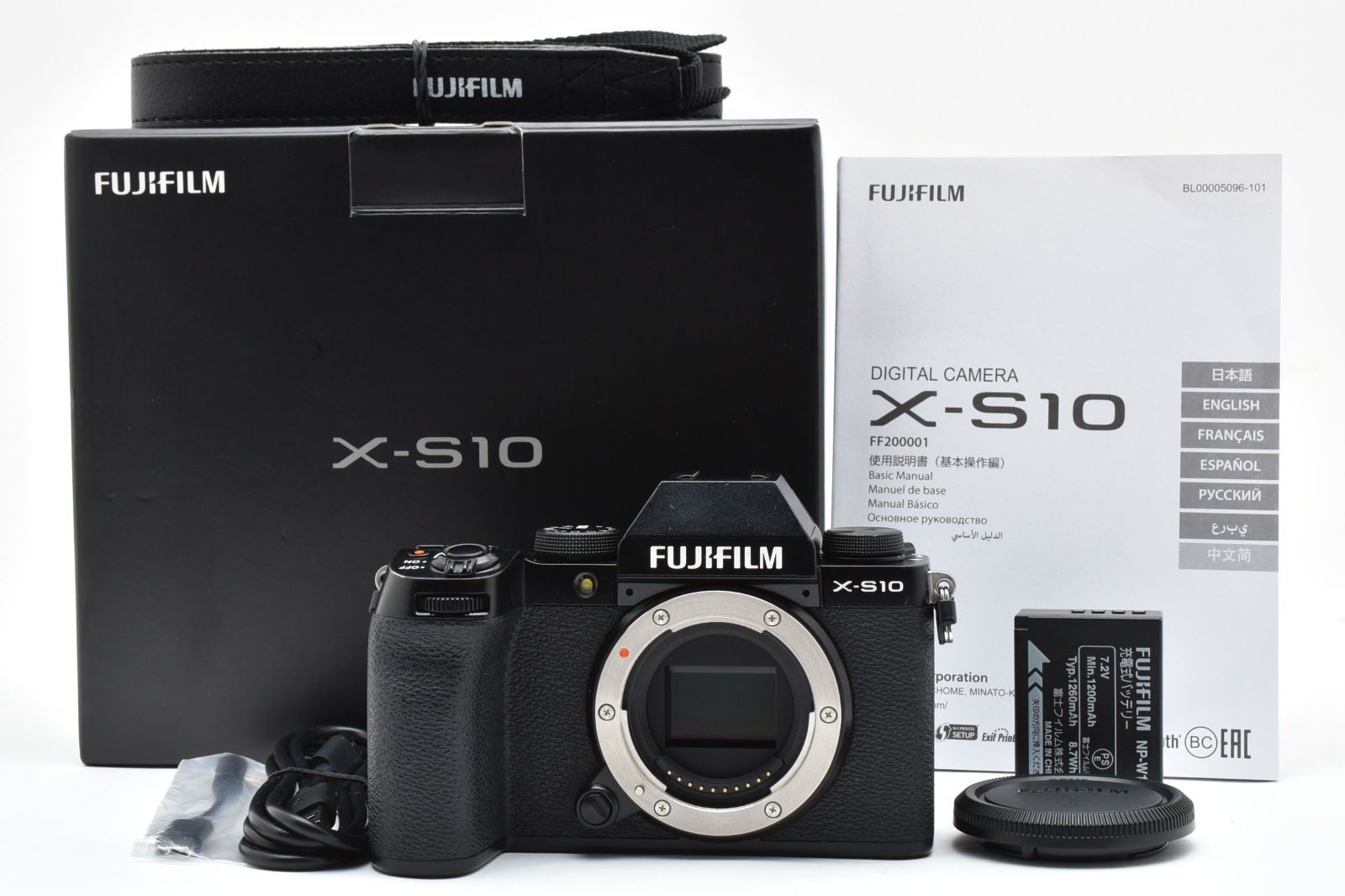 フジフイルム FUJIFILM X-S10 ショット数 2844回 海外モデル LL891 5602