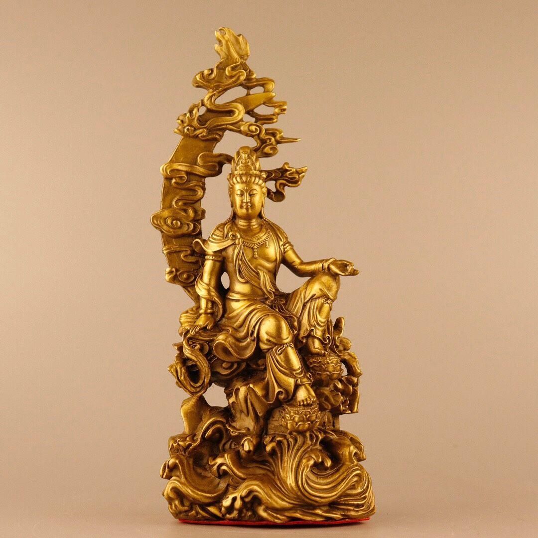 地蔵 菩薩 如意観音 銅製 仏像 彫刻 置物 開運 風水 地蔵 菩薩 観音 銅製 仏像 彫刻 置物 開運 風水