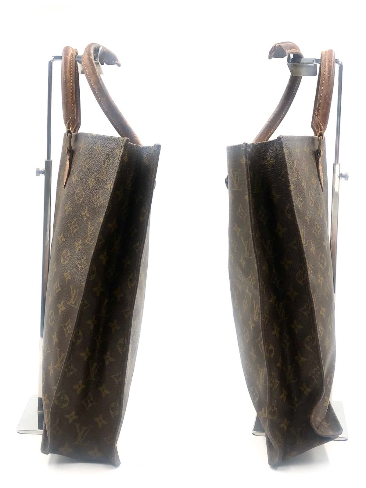 極美品】ルイヴィトン トートバッグ モノグラム サックプラ PVC