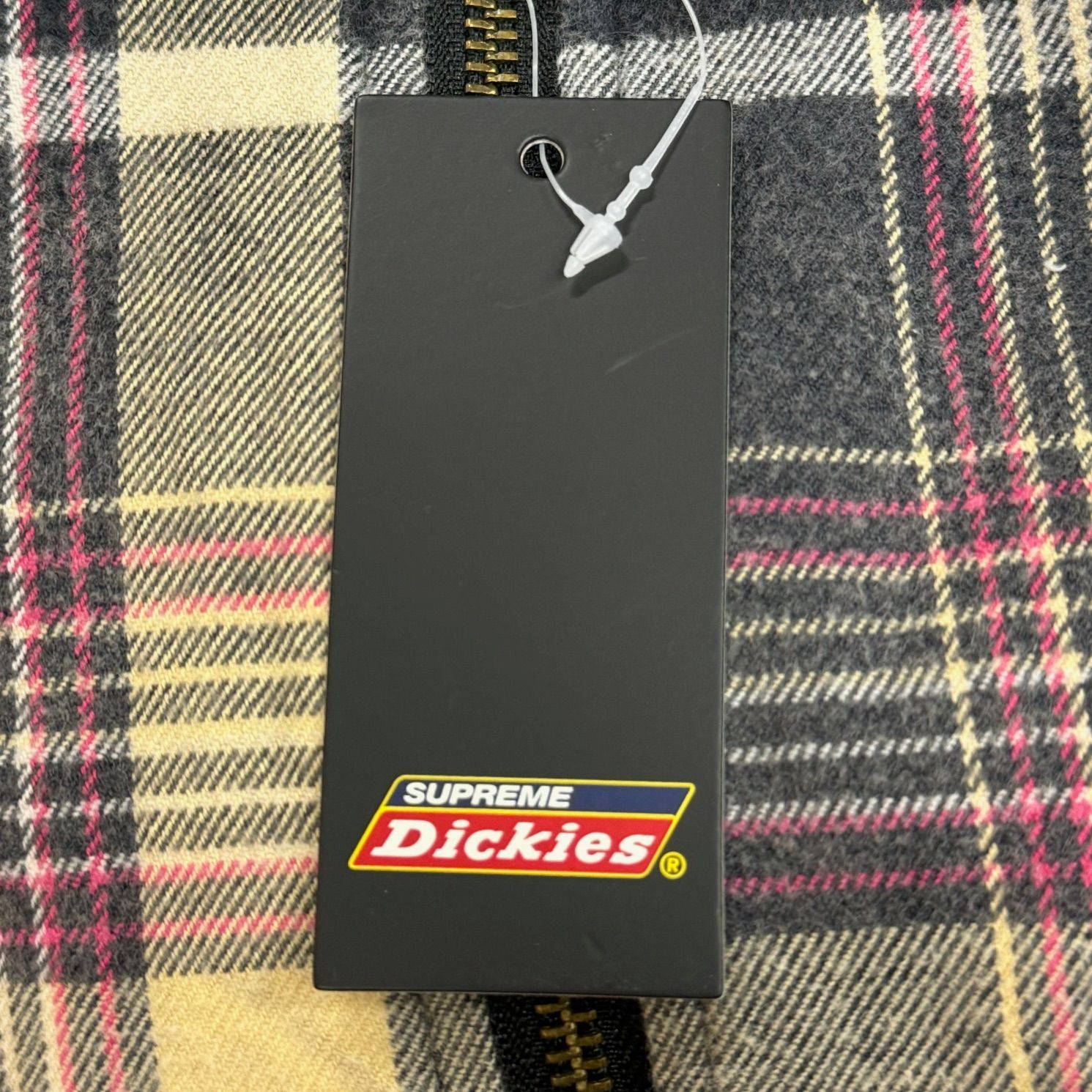 国内正規 未使用品 Supreme 23AW Dickies Plaid Hooded Zip Up Shirt 