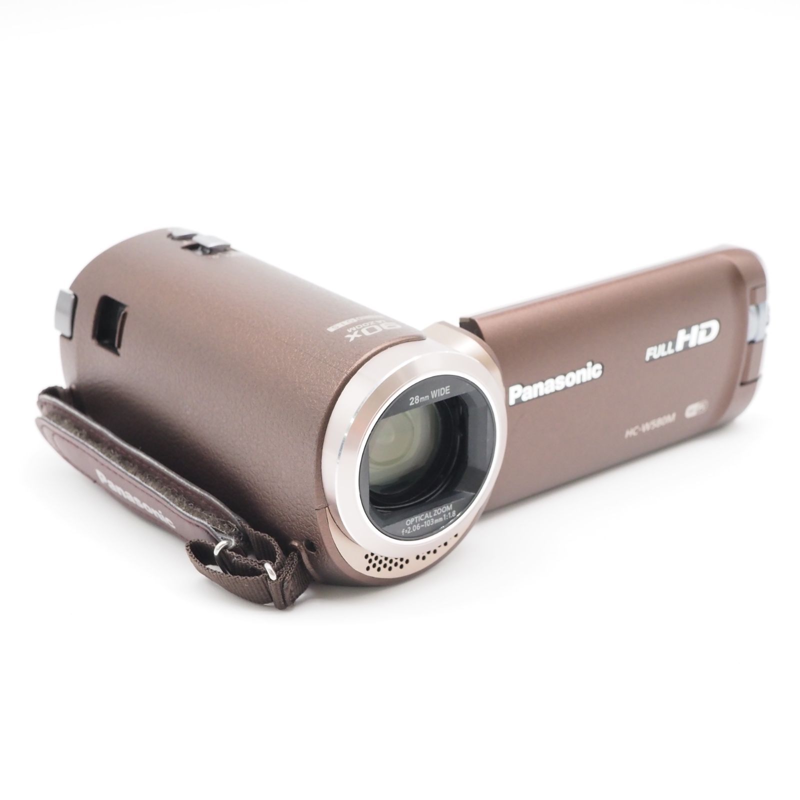  ≪ 上品≫ Panasonic HC-W 580 M ボディ ブラウン -2601 ビデオカメラ カメラ