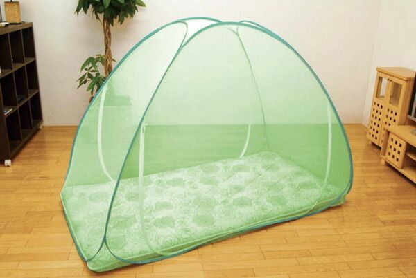  花粉対策 蚊帳 花粉キャッチ ワンタッチ ファミリーサイズ 約 ×130 cm 蚊帳 芳香剤 除湿剤 防虫剤