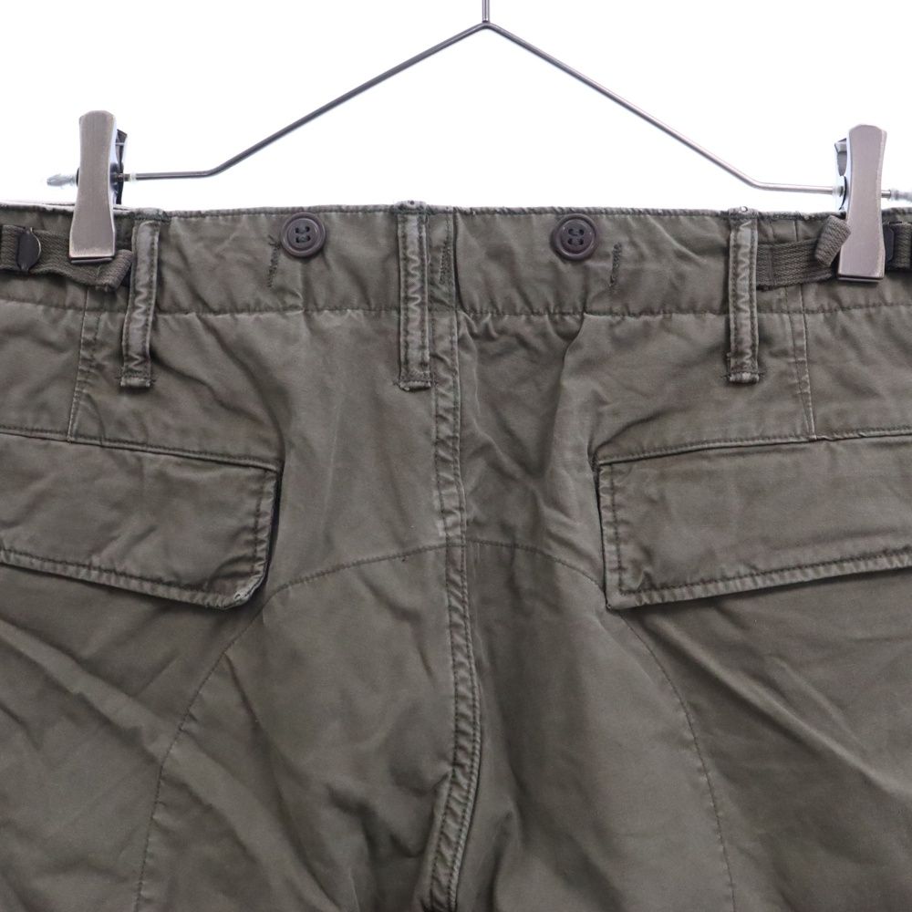 RRL (ダブルアールエル) SURPLUS CARGO PANT ジップフライ コットン サープラス ワイド カーゴパンツ カーキ  782657678001 - メルカリ