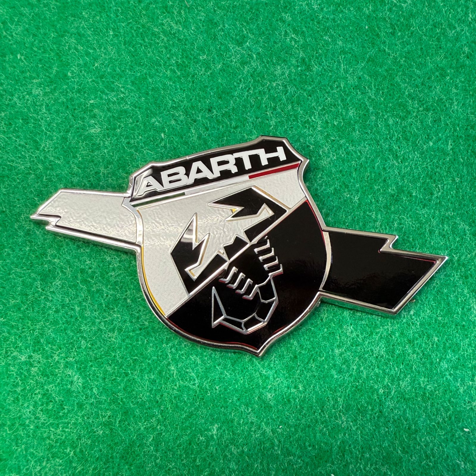 アバルトエンブレムカスタムステッカー【ガンメタリック2】ABARTH 