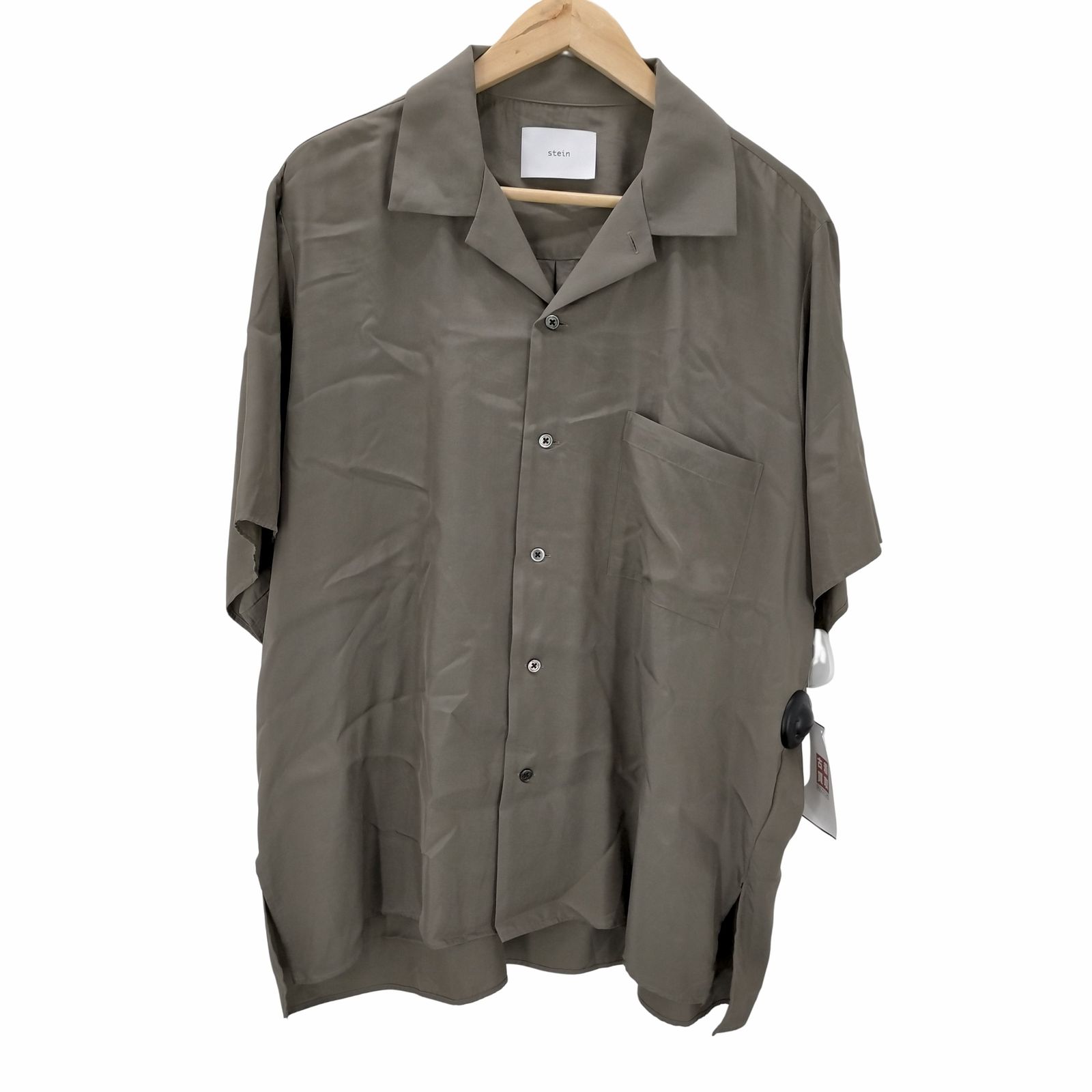 シュタイン stein 21SS CUPRO OPEN COLLAR SS SHIRT メンズ JPN：S  