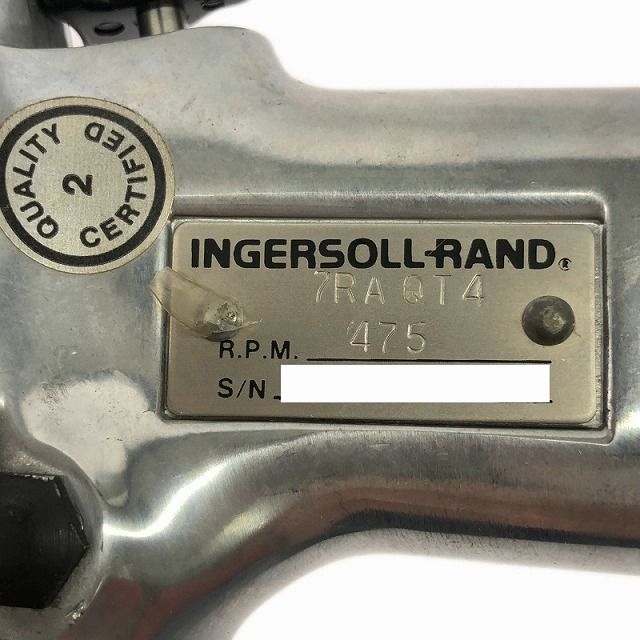Ingersoll Rand インガソールランド エアドリル 7RAQT4 スパナ2本 六角レンチ付き タッパー エアツール エア工具 HRDEVELOPMENT_JP