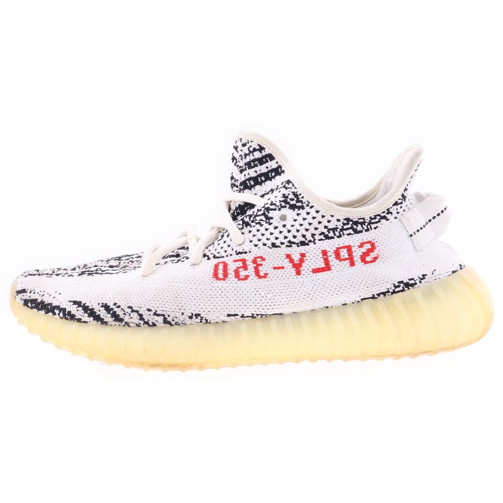 adidas (アディダス) YEEZY BOOST 350 V2 ZEBRA イージーブースト ゼブラ ローカットスニーカー ブラック/ホワイト US7.5/25.5cm CP9654
