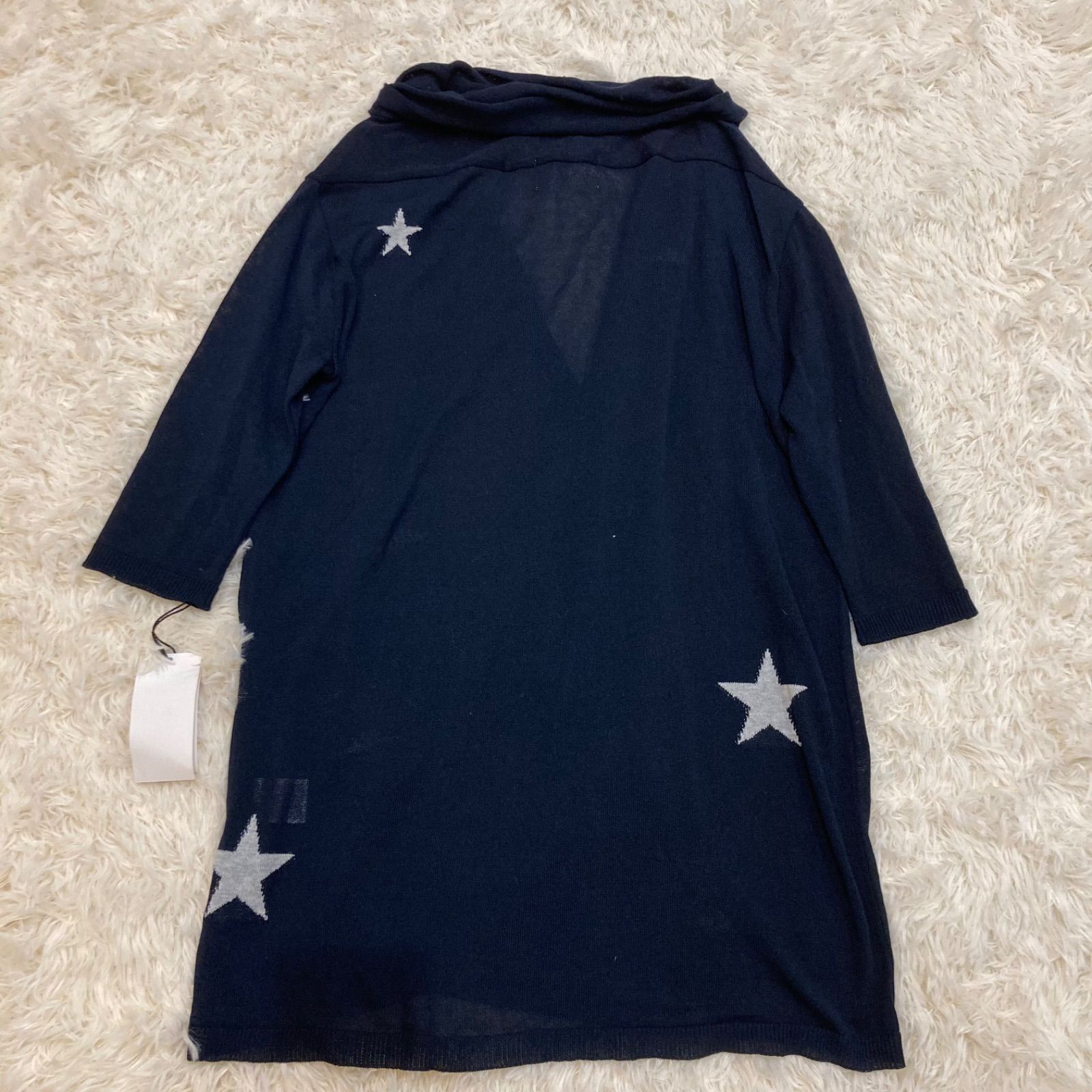 タグ付き新品】VIN ヴァン ロングカーディガン 星柄 スター 