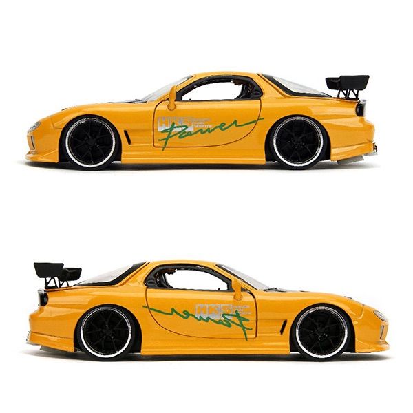 JADATOYS 1:24 JDM TUNER 1993 Mazda RX-7 HKS Tuned ミニカー