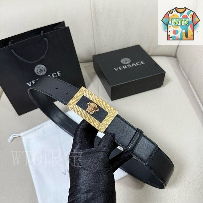 今日特価】Versace MEDUSA ヘッドレザーメンズベルト-1 - メルカリ