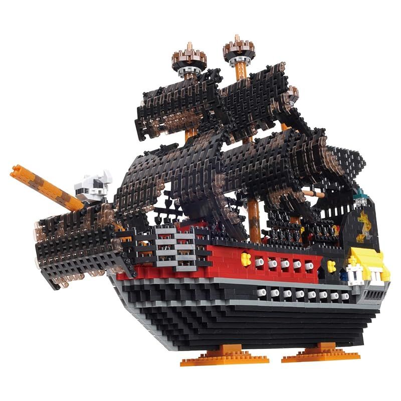 カワダ Kawada ナノブロック 海賊船 デラックスエディション NB-050