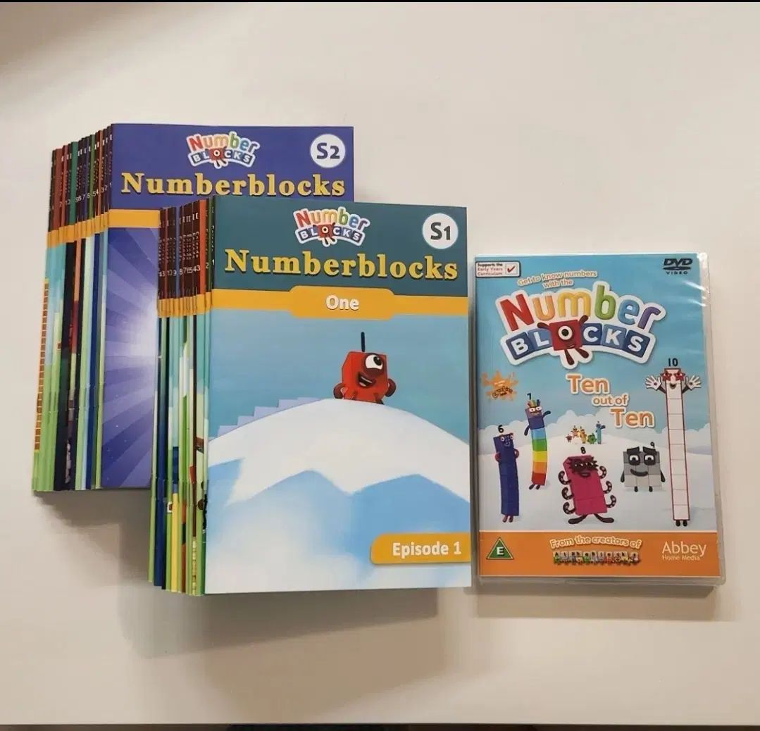 ナンバーブロック S1 S2 スクリプト+ DVD セット 新品 Numberblocks