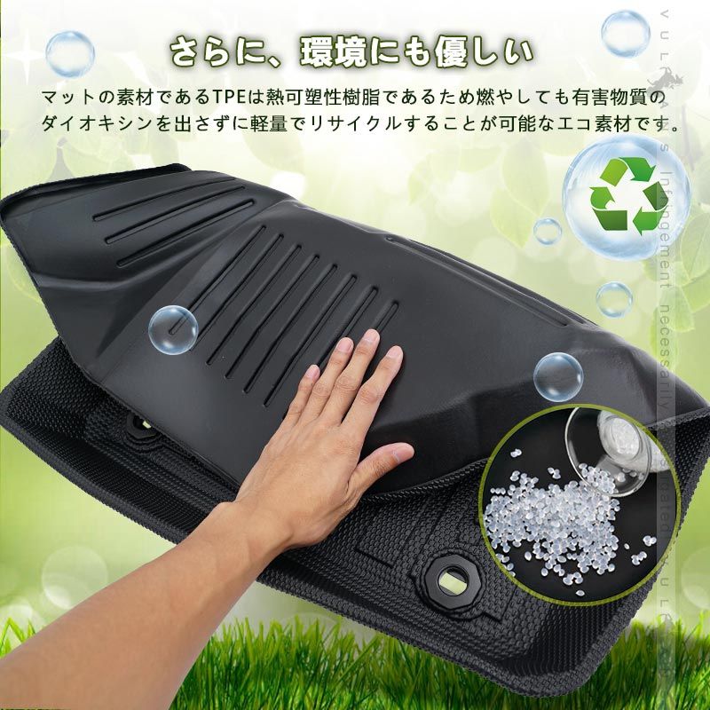 日産 ノート E13 3Dラゲッジマット 1枚 TPO材質 防水 カスタム パーツ 内装 カーゴマット3D立体 防汚 荷室 アクセサリー ラゲージマット トランクマット 