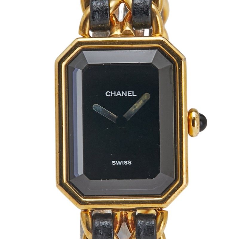 シャネル プルミエールXL ゴールド メッキ レザー レディース CHANEL  