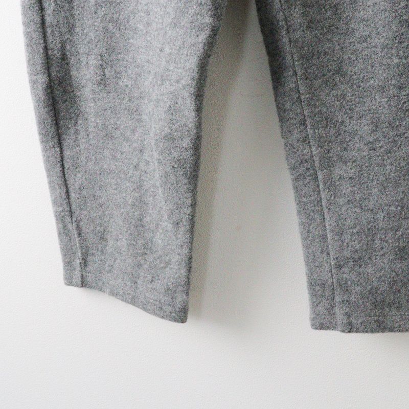 バトナー Wフェイス圧縮ウールパンツ 1 チャコールグレー