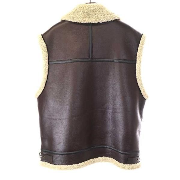 INSCRIREアンスクリア22AWSyntheticB-3Vestシンセティックムートン 