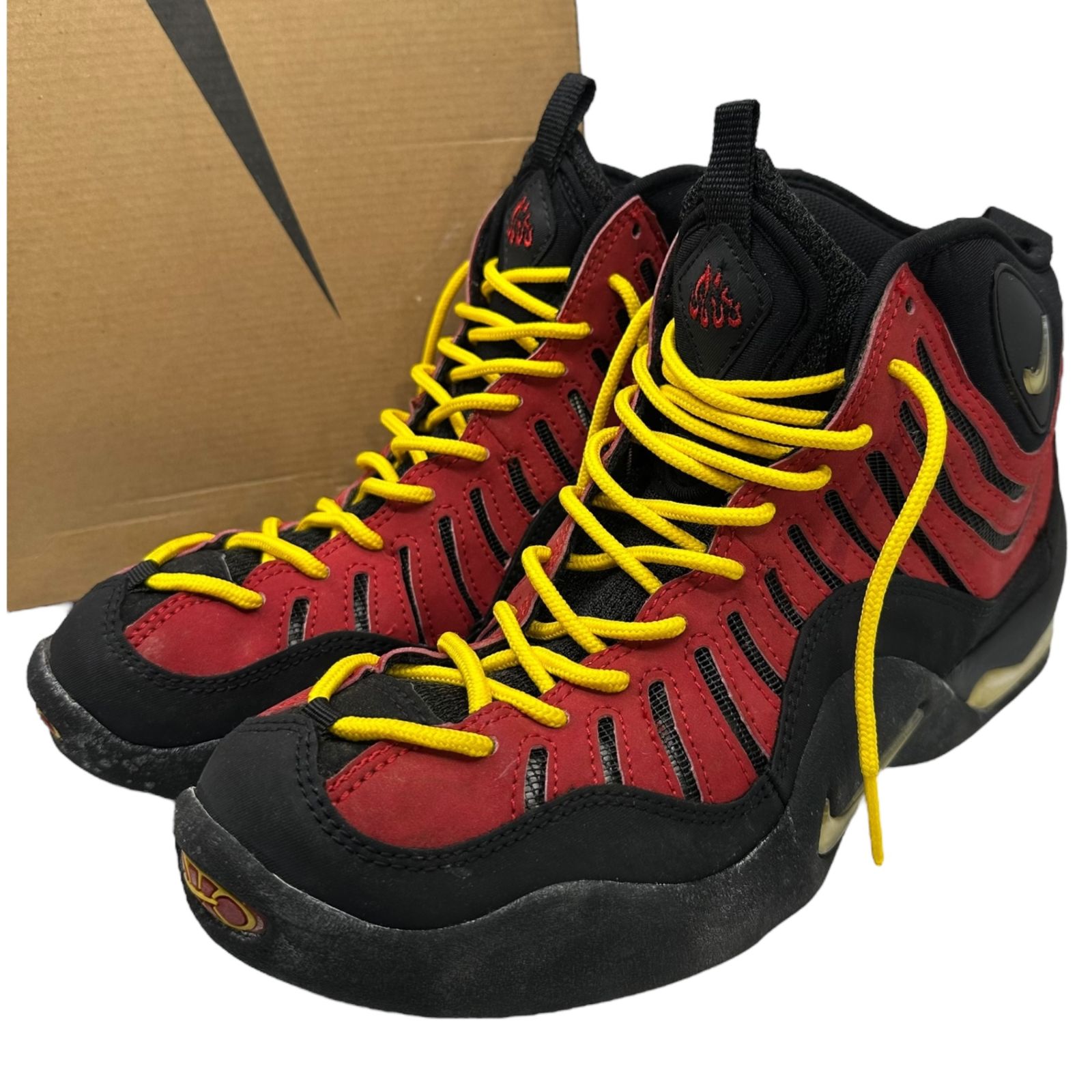 シューズ(男性用) NIKE Air Bakin 1997 Vintage 1997 Nike Air Bakin Varsity Red White-Black with box