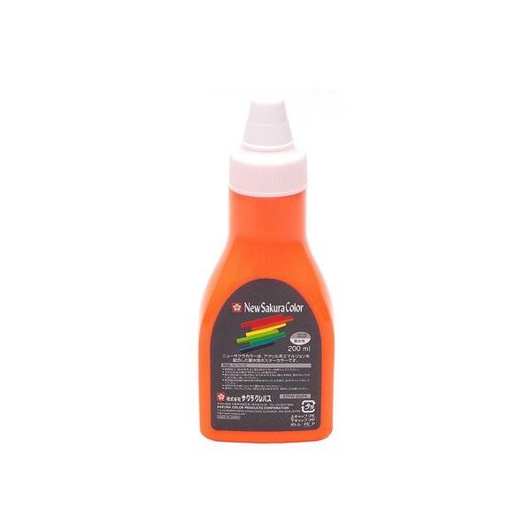 【新品・７営業日以内発送】【個人宅配送】【即納在庫品】エスコ EA765MV-636 200ml 絵具 耐水性／蛍光レッド EA765MV636【沖縄離島販売】
