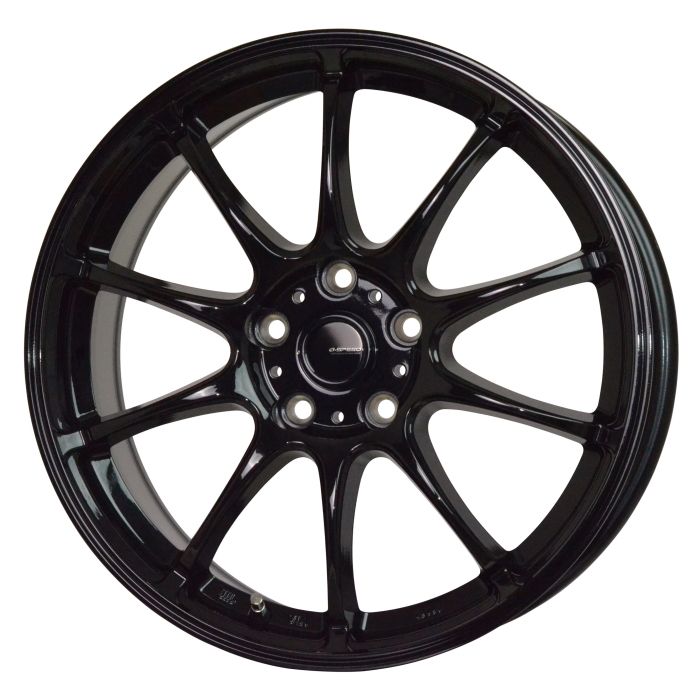 ホイール4本セット G.Speed G-07 メタリックブラック 17インチ 7J 45 5H-100