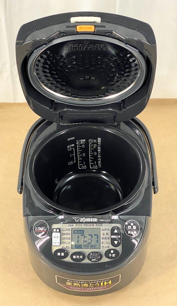  象印マホービン 炊飯器 5.5合 ブラック NW-VJ 10-BA モップ 雑巾 掃除用具