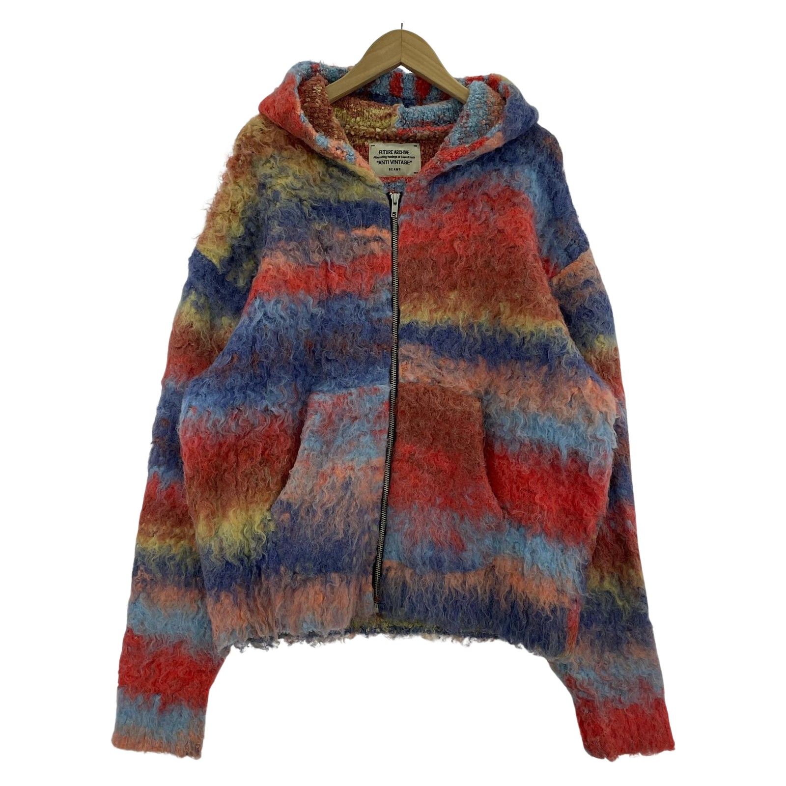 Vintage レインボーニットジップパーカー BEAMS（ビームス）FUTURE
