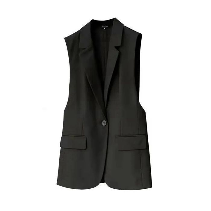 ✅超美品 COS コス ノースリーブブレザー チュニック 黒 Lサイズ ブランドファッション - ✓超美品 COS コス ノースリーブ