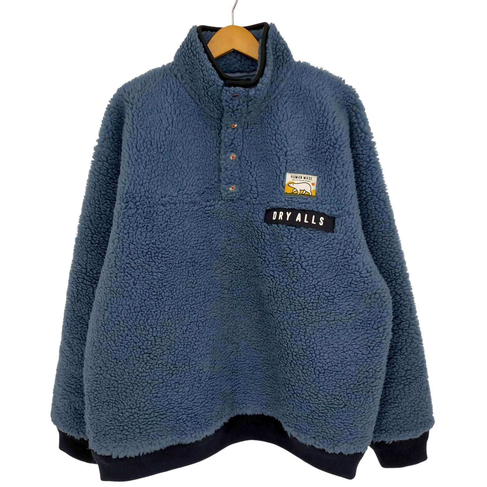 ヒューマンメイド HUMAN MADE Boa Fleece Pullover ボア フリース プルオーバー メンズ  XXL