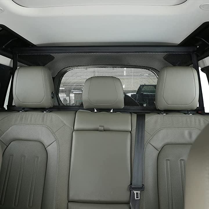 DIYUCAR 車のトランクペットバリアメッシュネット