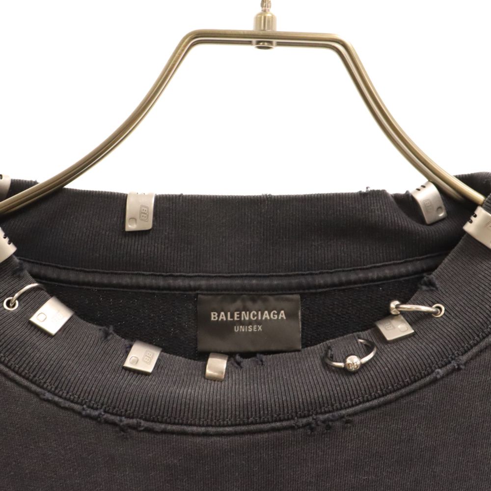 BALENCIAGA (バレンシアガ) 23AW PIERCED ROUND スウェット