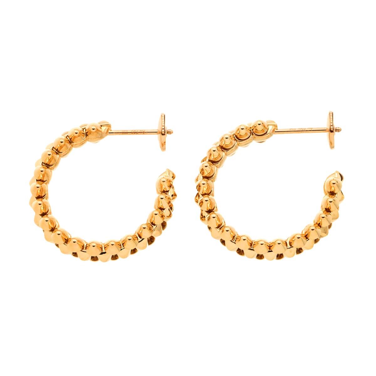 カルティエ Cartier クラッシュ ドゥ ピアス スモール SM K18 PG