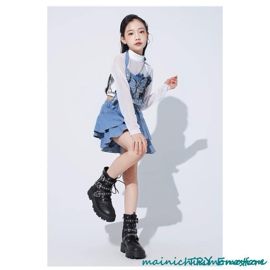 ダンス衣装 セットアップ ガールズ ヒップホップ ファッション K-POP  