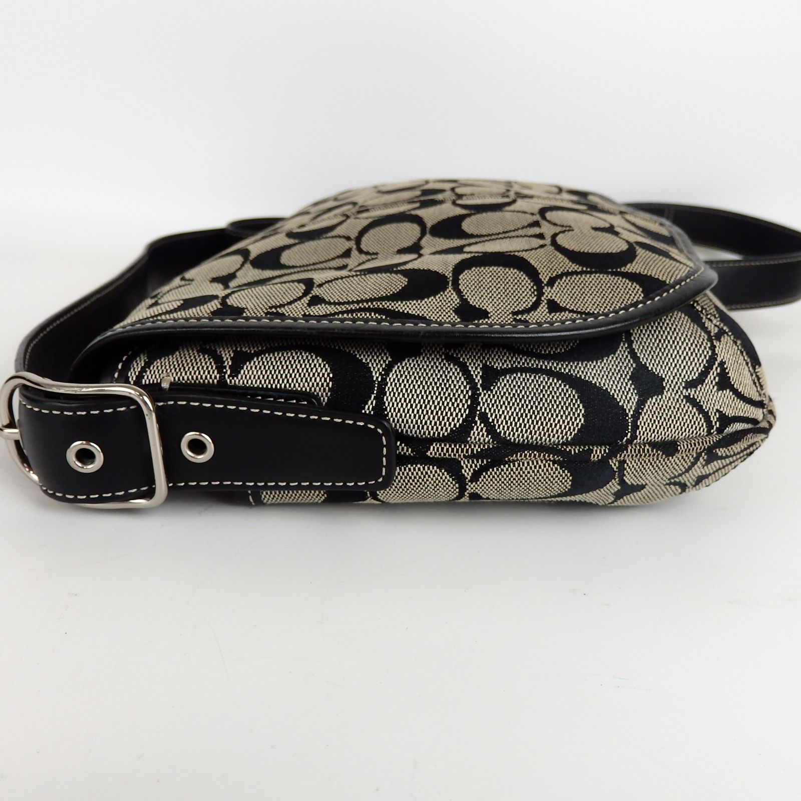 COACH】コーチ シグネチャー ショルダーバッグ 6824 ブラック