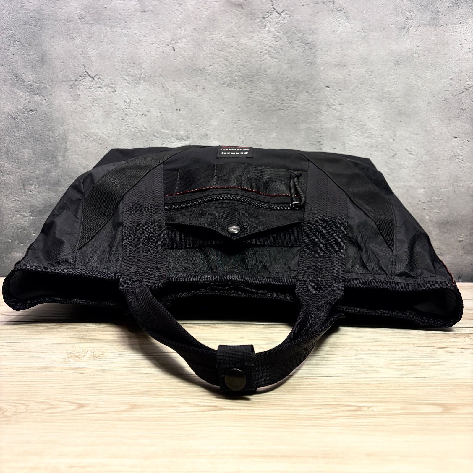 ✨DENHAM×BRIEFING コラボ 7POINT TOTE✨ 美品 ブラック バリ