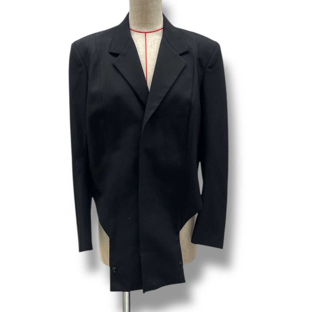 Yohji Yamamoto ヨウジヤマモト ウールギャバ変形テーラード