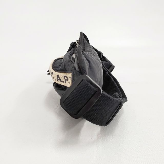 A.P.C. ナイロン ヒップバッグ ウエストバッグ ブラック