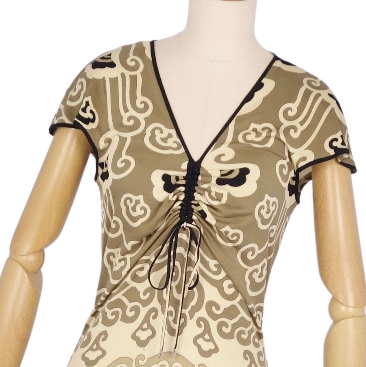 レオナール LEONARD PARIS ワンピース ショートスリーブ 半袖 花柄  