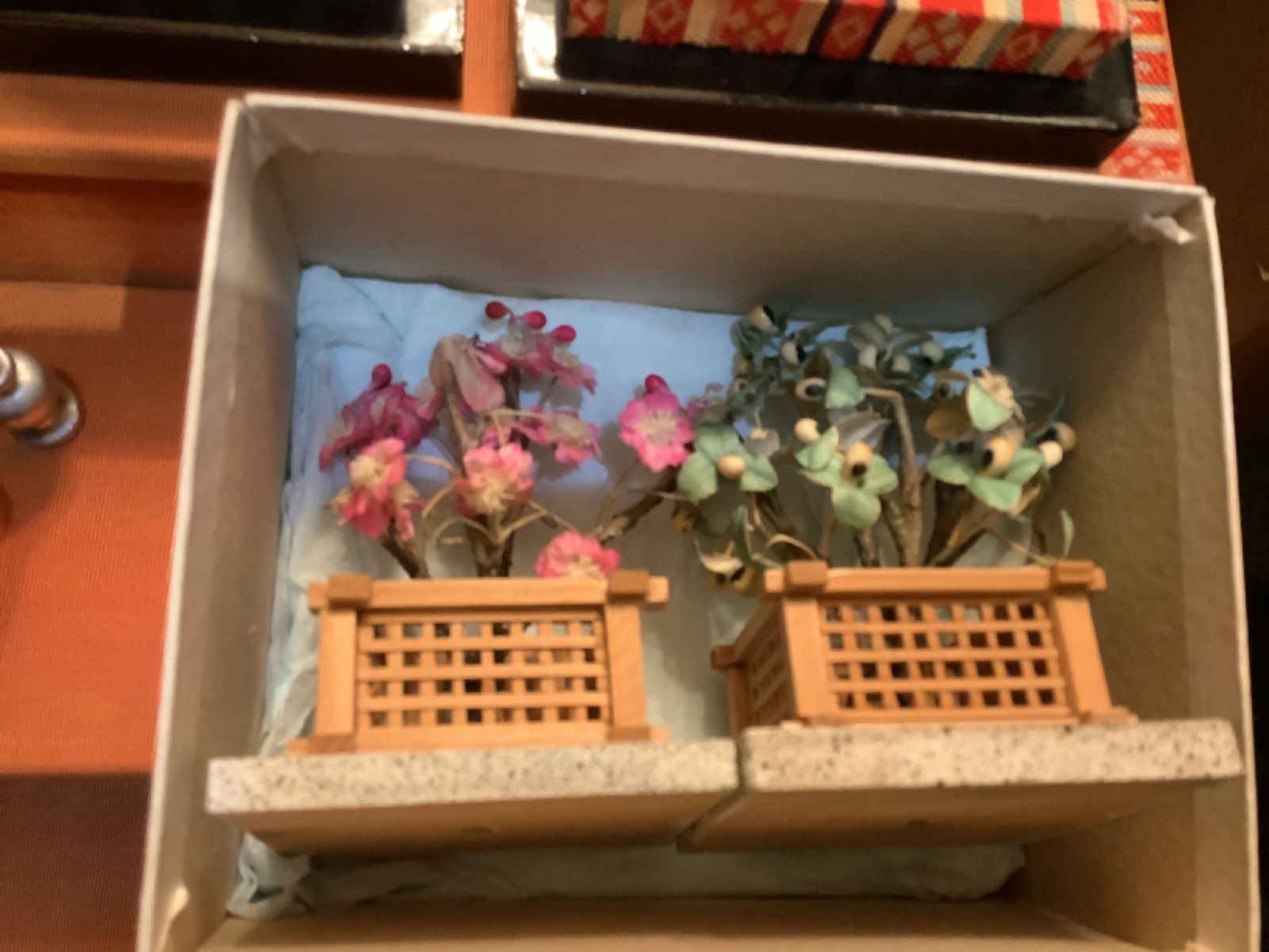 古道具】アンティーク 昭和 レトロ 昭和20年代 木目込み雛 雛人形 雛