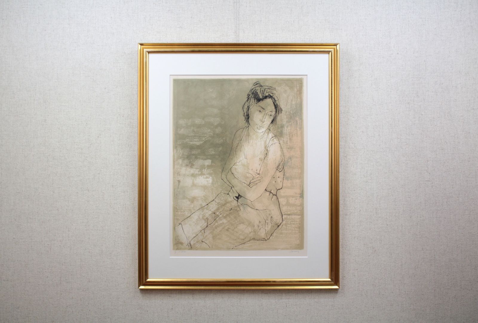 ジャン・ジャンセン『憂鬱』リトグラフ【真作保証】 絵画 ジャン・ジャンセン『憂鬱』リトグラフ【真作保証】 絵画 - メルカリ