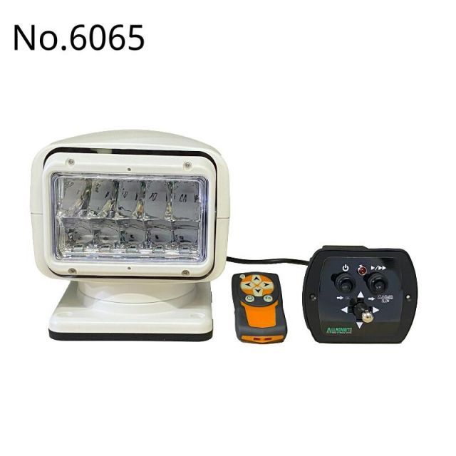 高性能 LED リモコンサーチライト50Wにバージョンアップ 高出力LEDライト使用 ＤＣ12V24V用 50W LED サーチライト 船 ライト 漁師 サーチライト 船舶用 業務用 DC12V DC24V IP68