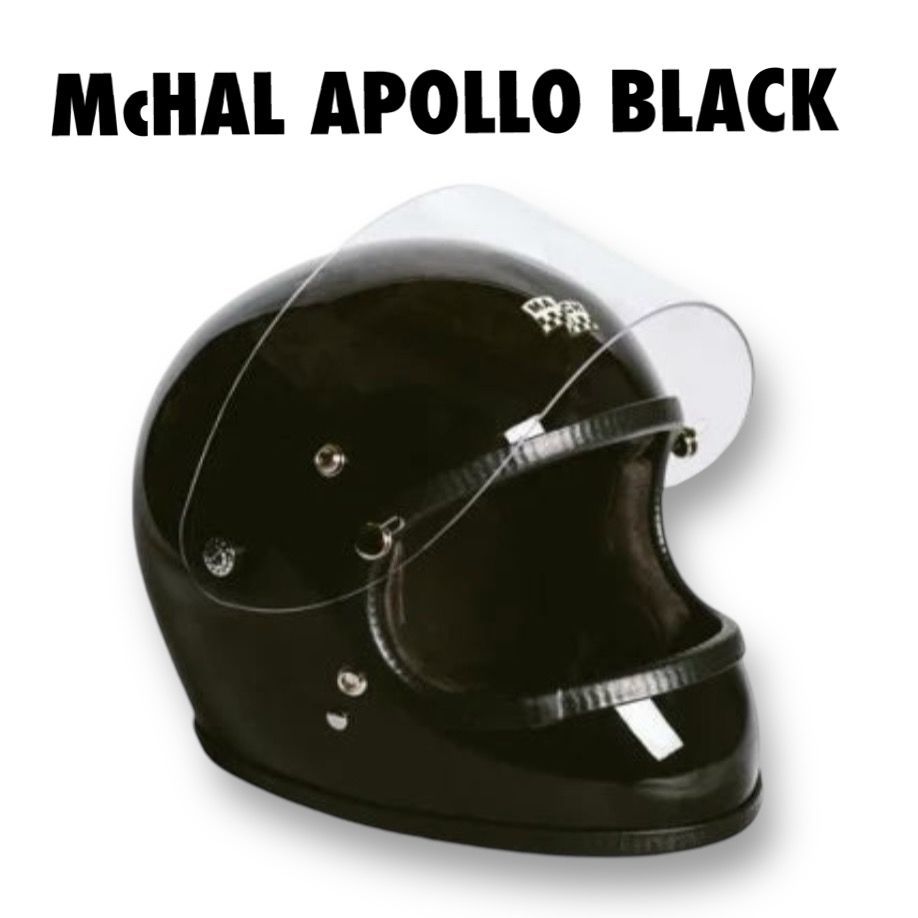 McHAL マックホール APOLLO アポロ ヘルメット ブラック BLACK 黒 新品未使用 - メルカリ