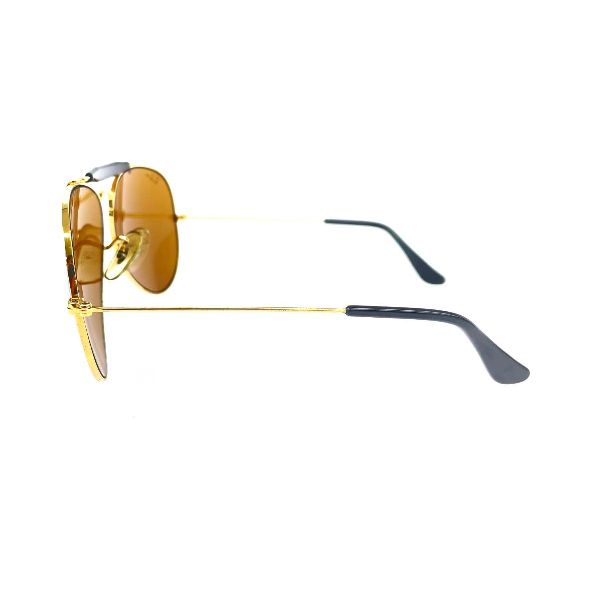 【香川】RayBan アビエーターヴィンテージ ブラック×ゴールド レイバン公式ストア】 Ray-Ban® AVIATOR CLASSIC サングラス