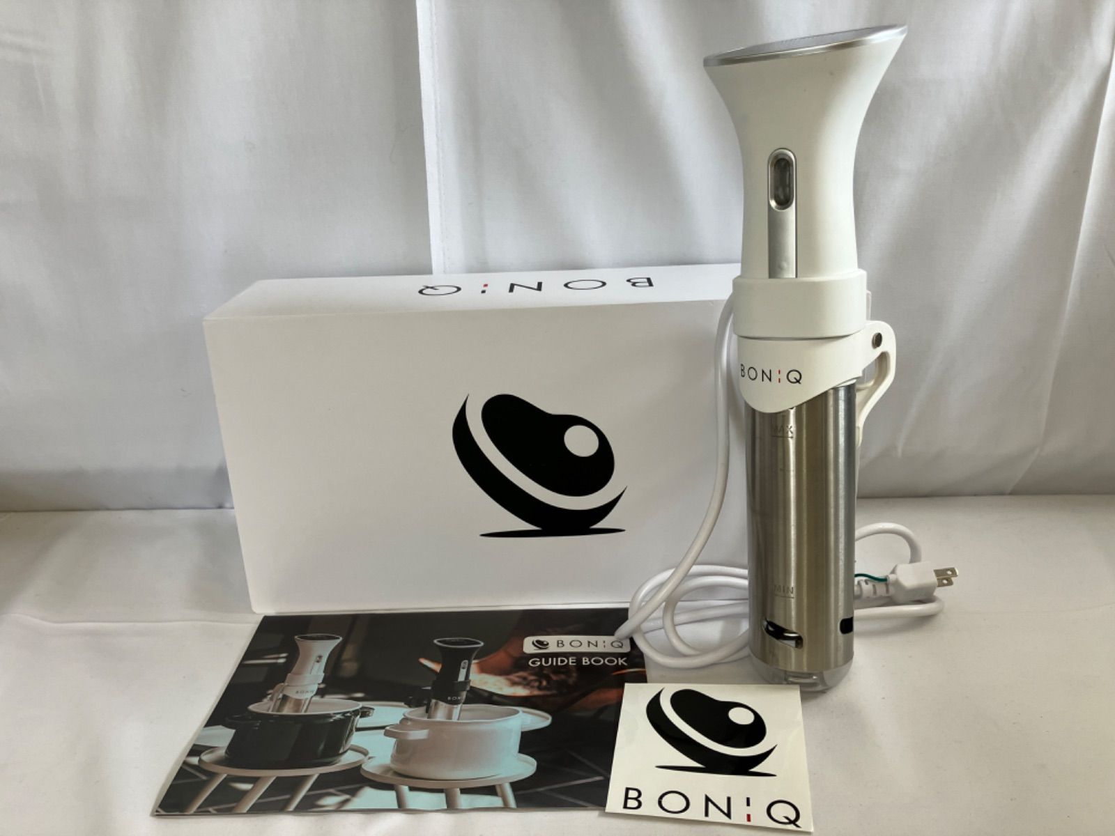 ボニークBONIQ BNQ-01低温調理器シルキーホワイト 【公式通販】