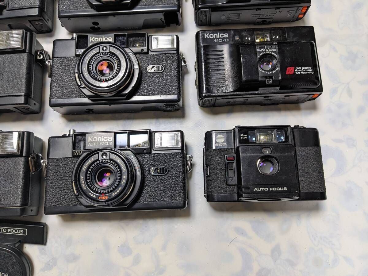 ●KONICA　C35　二個セット【ジャンク品】 ☆13台まとめ / ジャンク☆ コニカ Konica C35, C35 AF, C35 MFC, C35