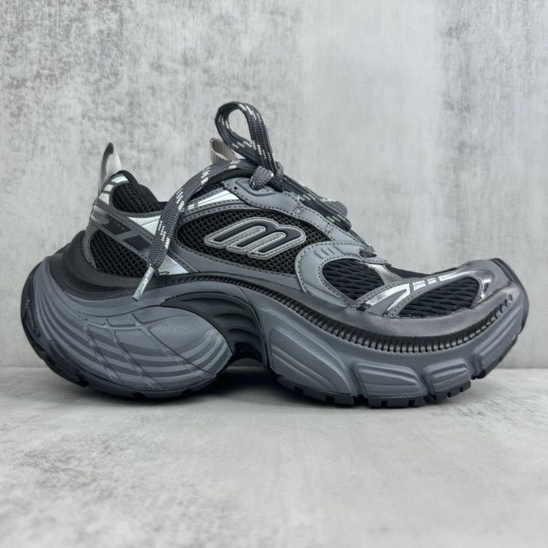 BALENCIAGA 6XL サイズ37ブラック/グレー スニーカー BALENCIAGA Women's 6XL Sneaker BlackGrey バレンシアガ