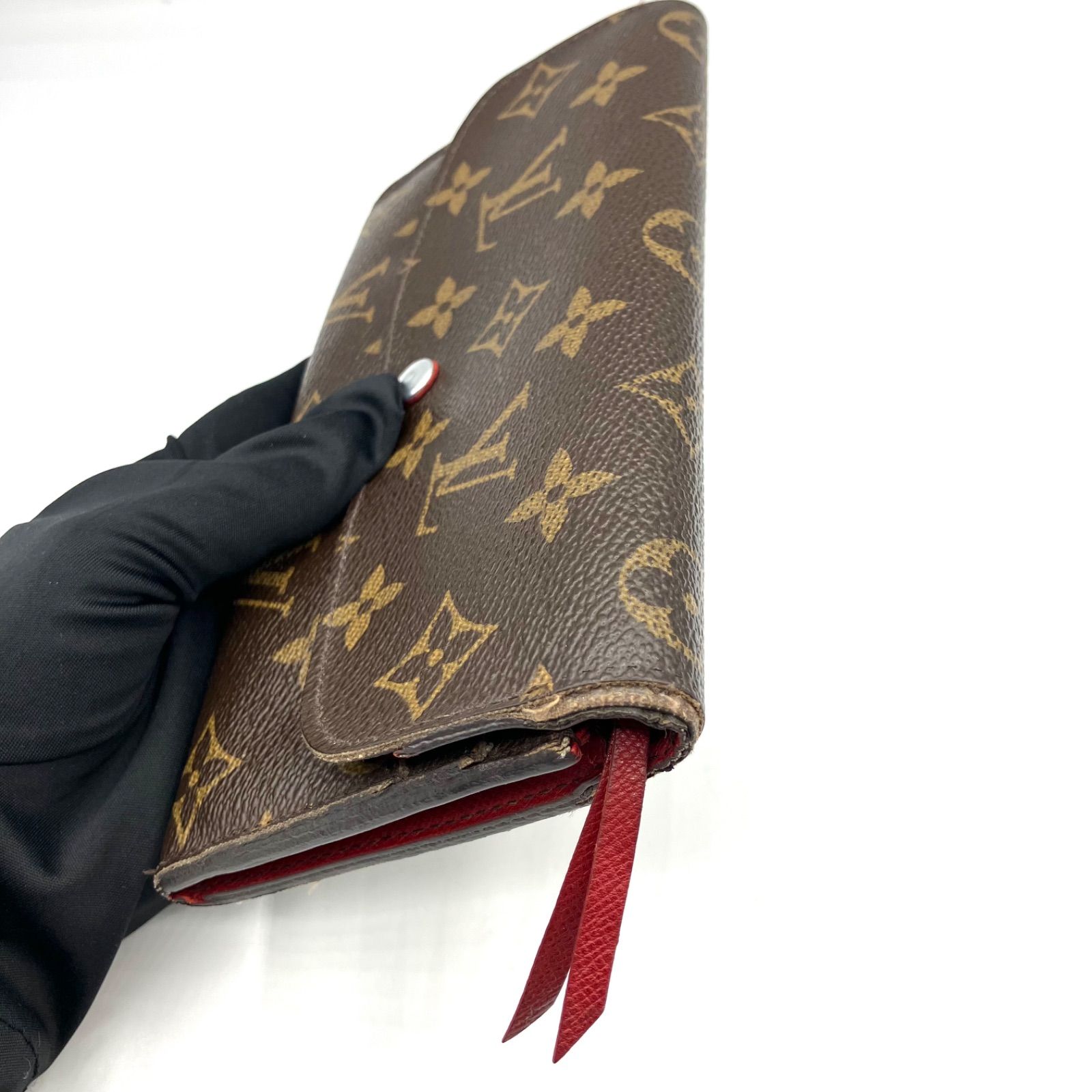 ルイヴィトン モノグラム ポルトフォイユ エミリー ルージュ 長財布 A169 LOUIS VUITTON ルイヴィトン 長財布 モノグラム ポルトフォイユ