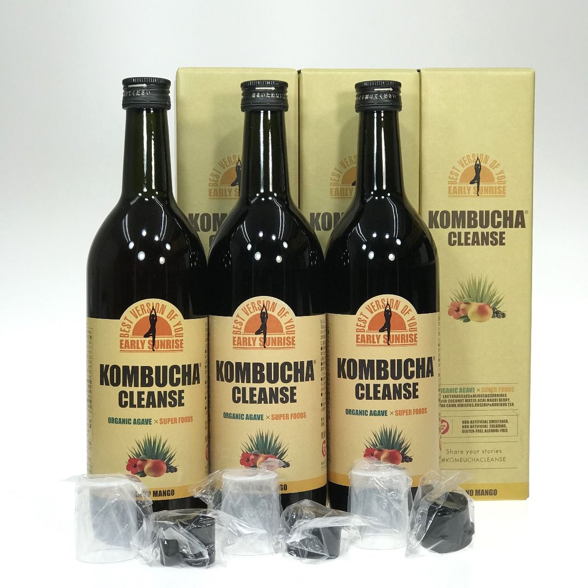 コンブチャクレンズ（KOMBUCHA CLEANSE) 720ml 3本セット
