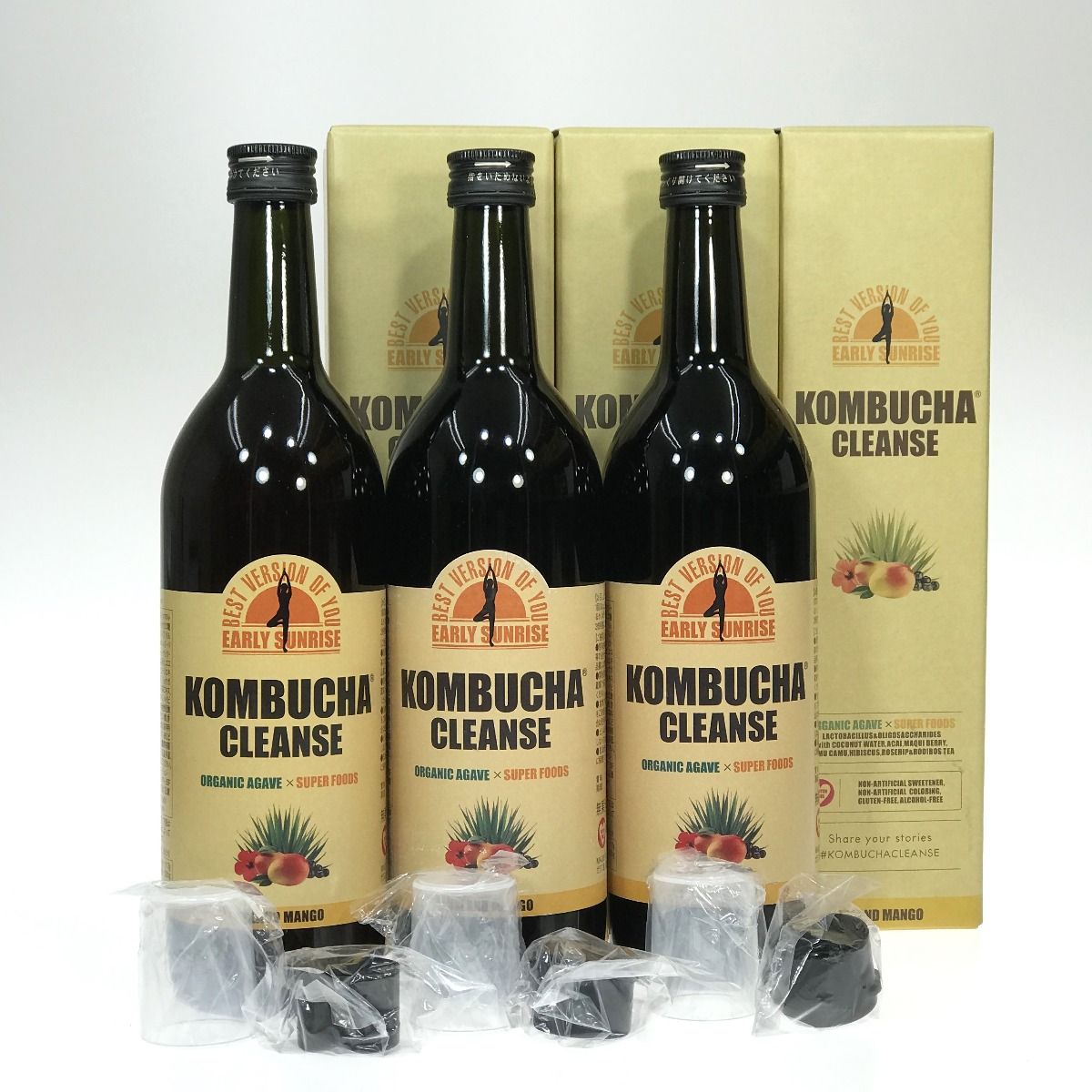 ## コンブチャクレンズ(KOMBUCHA CLEANSE) 期限2025年4月/7月 720ml 3本セット