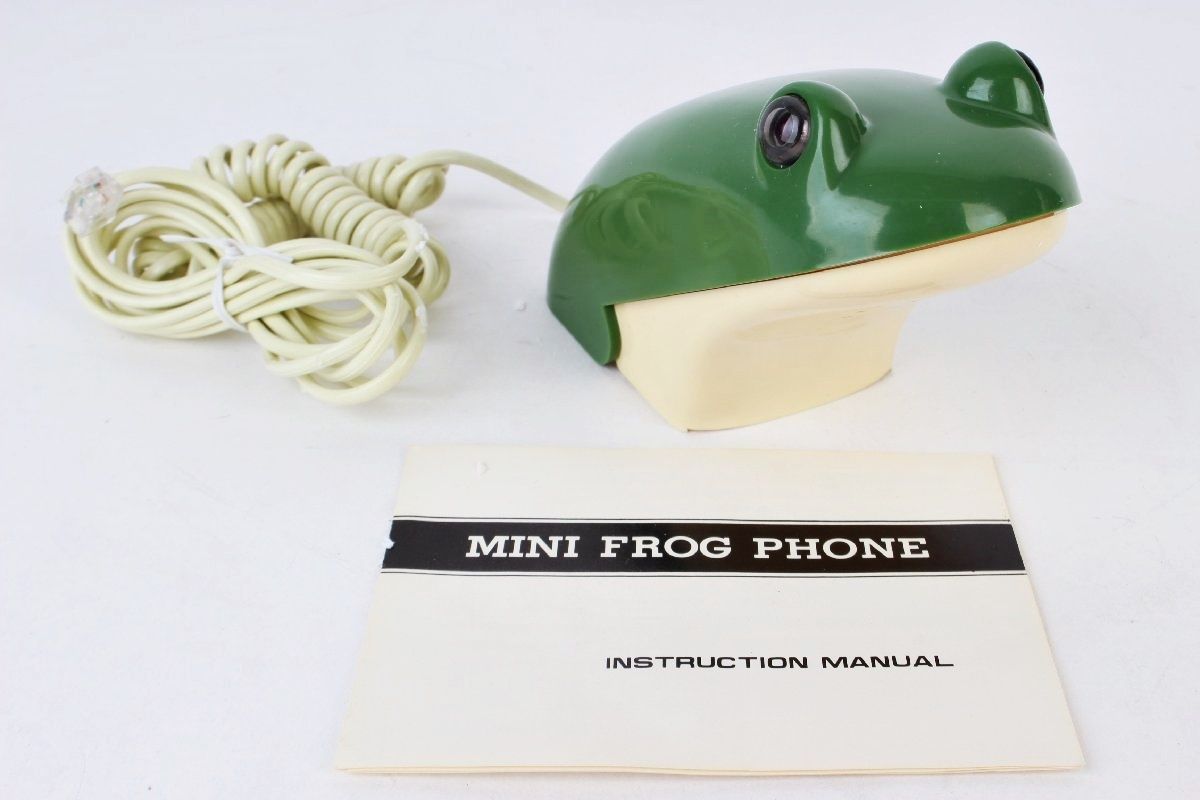 FROG PHONE フロッグフォン　珍品　1980年代　レトロ FROG PHONE フロッグフォン 珍品 1980年代 レトロ
