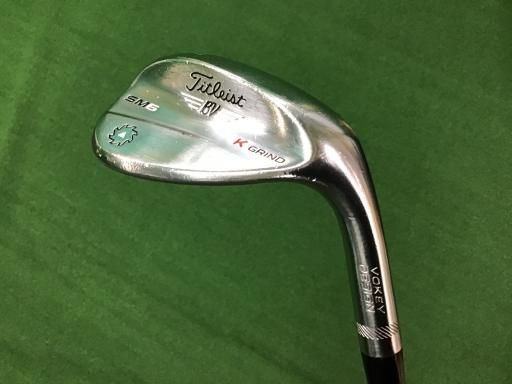 【中古ゴルフクラブ】タイトリスト　Vokey　Vokey SM6 ツアークローム F GRIND ウェッジ Dynamic Gold　シャフト：Dynamic Gold タイトリスト Vokey Vokey SM6 ツアークローム F GRIND ウェッジ