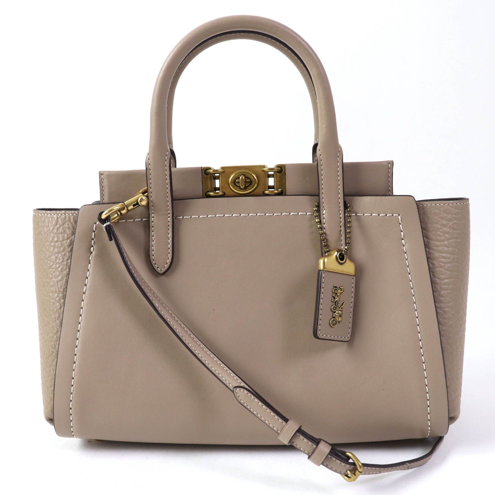 極美品☆COACH コーチ 79399 トループ キャリーオール 2WAY レザー 